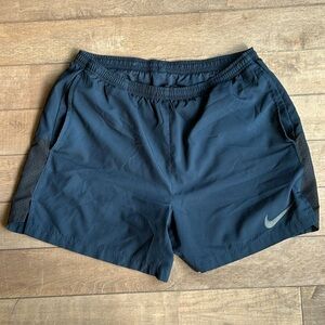 Nike all black swim trunks
